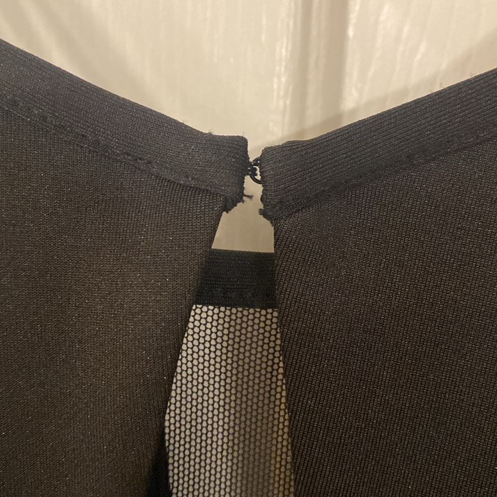 RESERVED Morgan and Company high neck fit and flare dress- 5 - Picture 8 of 14